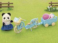 Sylvanian Families 5652 Fiets en Skate Panda Meisje - thumbnail