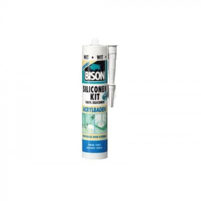 Siliconenkit Acrylbaden Wit Koker 300 ml Bison - Bison Siliconenkit Acrylbaden Wit Koker 300 ml Bison - Bison