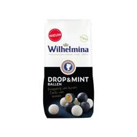 Wilhelmina drop & mint ballen vegan zak (10x200gr) - thumbnail