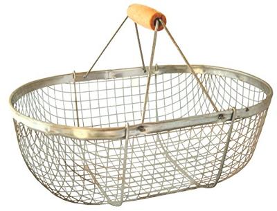 Oogstmand metaal 15 liter