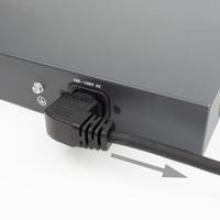ACT Netsnoer C14 - C15 (haaks rechts) IEC60320 zwart 0.6 m - thumbnail