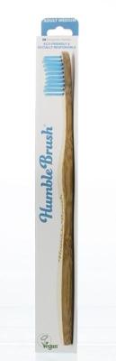 The Humble Co Tandenborstel bamboe medium blauw 1 Stuks The Humble Co Tandenborstel bamboe medium blauw 1 Stuks