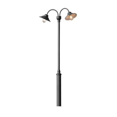 Lantaarnpaal opzetstuk Vega Fidis zwart buitenlamp konstmide 555-750 97x29,5x33cm