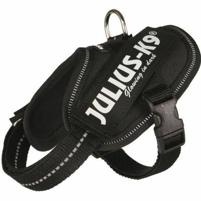 Julius K9 idc power-harnas / tuig voor labels zwart