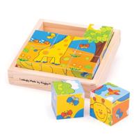 Bigjigs safari blokpuzzel - thumbnail