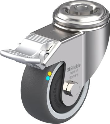 Blickle LKRXA-PATH 80KFD-FI-ELS Zwenkwiel met rem Wieldiameter: 80 mm Draagvermogen (max.): 100 kg 1 stuk(s) Blickle LKRXA-PATH 80KFD-FI-ELS Zwenkwiel met rem Wieldiameter: 80 mm Draagvermogen (max.): 100 kg 1 stuk(s)