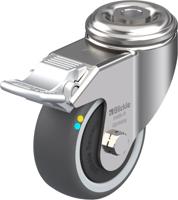 Blickle LKRXA-PATH 80KFD-FI-ELS Zwenkwiel met rem Wieldiameter: 80 mm Draagvermogen (max.): 100 kg 1 stuk(s) - thumbnail