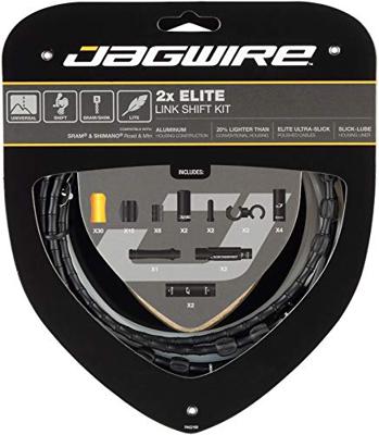 JAGWIRE 2x elite link shift kit - black