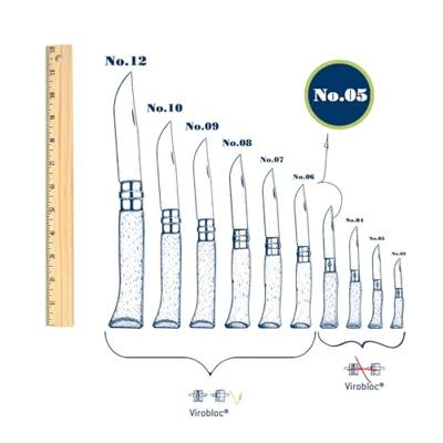 Zakmes Opinel Nº5 Roestvrij staal beukenhout 6 cm