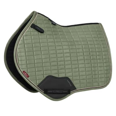 LeMieux Zadeldek suede square donkergroen maat:vs full LeMieux Zadeldek suede square donkergroen maat:vs full