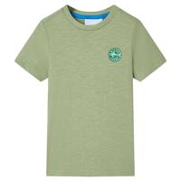 VidaXL Kindershirt 116 lichtkakikleurig - thumbnail