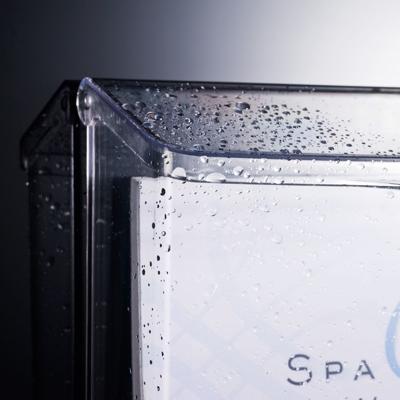 Sigel LH325 Folderhouder Acrylglas helder DIN A4 staand 1 stuk(s) Aantal vakken: 1 (b x h x d) 247 x 339 x 88 mm