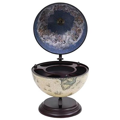 VidaXL Globebar tafelmodel eucalyptushout groen VidaXL Globebar tafelmodel eucalyptushout groen