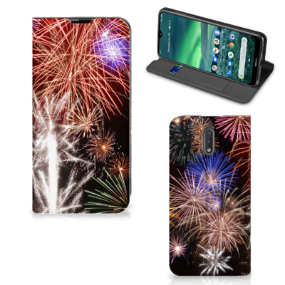 Nokia 2.3 Hippe | Standcase | Vuurwerk Nokia 2.3 Hippe | Standcase | Vuurwerk