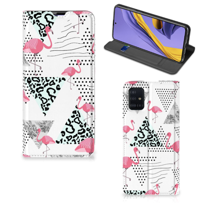 Samsung Galaxy A51 | Hoesje maken | Flamingo Triangle Samsung Galaxy A51 | Hoesje maken | Flamingo Triangle