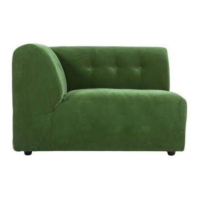 HKliving Vint Bank Element - 1,5-zitsbank Links - Royal Velvet - Groen HKliving Vint Bank Element - 1,5-zitsbank Links - Royal Velvet - Groen