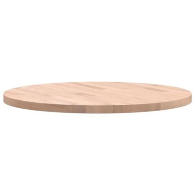 Tafelblad rond 60x2,5 cm massief beukenhout