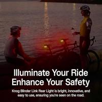 KNOG Blinder link rear - saddle mount - black - thumbnail