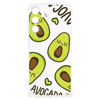 Samsung Galaxy A25 Stevig | Bumper Hoesje | Avocado Singing Samsung Galaxy A25 Stevig | Bumper Hoesje | Avocado Singing
