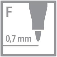 STABILO Write-4-all, permanent marker, fijn, doos 10 stuks, zwart - thumbnail