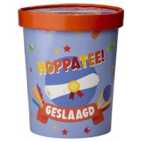 Snoepbeker Ø12x14cm - Geslaagd school - thumbnail