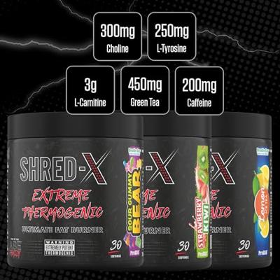 Shred X Powder 300g | Applied Nutrition | 30 G - thumbnail