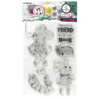 Studio Light • signature collection clear stamp smart bookworm - thumbnail