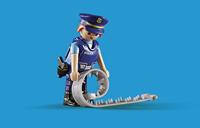 PLAYMOBIL 6878 Politieblokkade, Stadsactie, Bevat een politieblokkade met politiehond en diverse accessoires, voor kinderen vanaf 4 jaar. - thumbnail