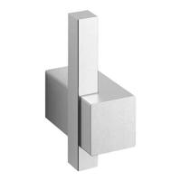 Zack Carvo Handdoekhaak - 7x5cm - enkel - geborsteld RVS 40483 - thumbnail