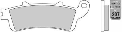 GALFER remblokken "fd207" brake pad fd207 g1370 sint. metal street