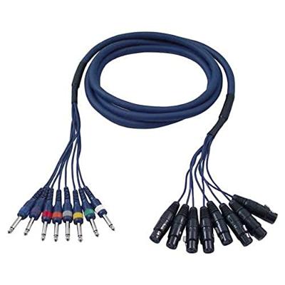 DAP FL62 - 8 XLR/M 3P to 8 Jack mono