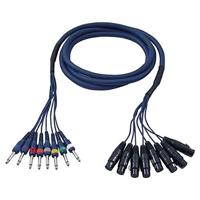 DAP FL62 - 8 XLR/M 3P to 8 Jack mono - thumbnail