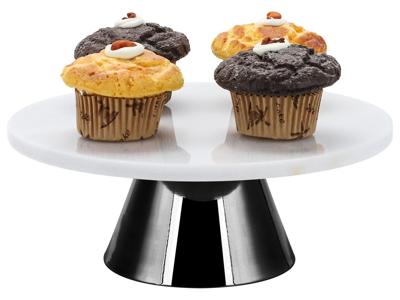 ECHTWERK Taartplateau marmer (Zwart, 30 Ø)