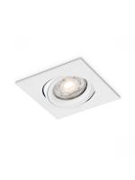 Home sweet home inbouwspot Maestro vierkant ↔ 9,4 cm - wit - thumbnail