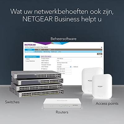 NETGEAR GS310TP Managed L2 Gigabit Ethernet (10/100/1000) Power over Ethernet (PoE) Zwart