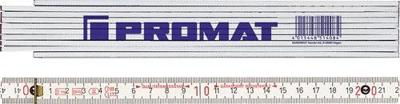 Promat/Tecwerk Duimstok | lengte 2 m | mm/cm EG III | beukenhout wit - 4000853076 Promat/Tecwerk Duimstok | lengte 2 m | mm/cm EG III | beukenhout wit - 4000853076