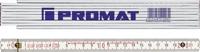 Promat/Tecwerk Duimstok | lengte 2 m | mm/cm EG III | beukenhout wit - 4000853076 - thumbnail