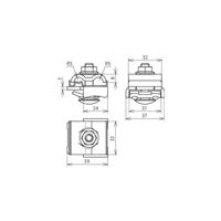 DEHN UNI FK 8.10 KBF0.7 8 AL V2A Flensklem 1 stuk(s) - thumbnail