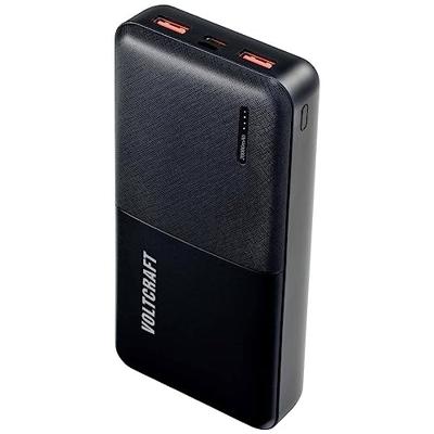 VOLTCRAFT PB-19C-M Powerbank 20000 mAh USB PD, Quick Charge LiPo Zwart