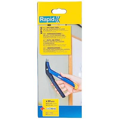 RAPID - XP10 deuveltang - voor M4 M5 deuvels - Starterkit (doos + gereedschap + 20 deuvels + 1 boor) - (5001535) - thumbnail