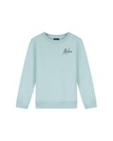 Malelions winter sweater jongens - blauw/grijs - signature, gestreept - thumbnail