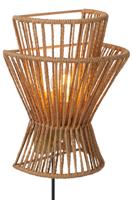Lucide TASMAN - Wandlamp - 1xE14 - Naturel - thumbnail