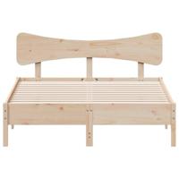 Bedframe zonder matras massief grenenhout 150x200 cm - thumbnail