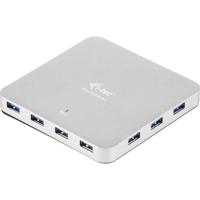 i-tec USB 3.0 10-Port HUB Metaal, Oplaadhub met 10 USB-Poorten en Stroomadapter - thumbnail