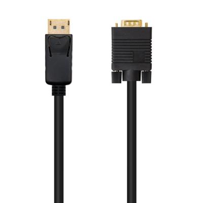 NANOCABLE 10.15.4401 Converter DisplayPort naar VGA, DisplayPort/stekker - VGA/stekker, zwart, 1 m