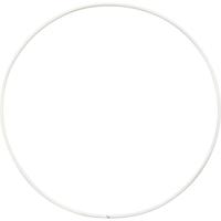 Creativ Company Metalen draadring, d 15 cm, dikte 2 mm, wit, 10 stuk/ 1 doos - thumbnail