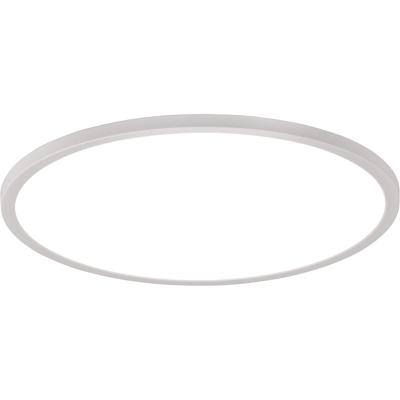 LED Plafondlamp - Plafondverlichting - Trion Urea - 30W - Aanpasbare Lichtkleur - RGB - Afstandsbediening - Dimbaar - Rond - Mat Wit - Kunststof