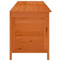 Tuinbox 198,5x50x56,5 cm massief vurenhout bruin - thumbnail