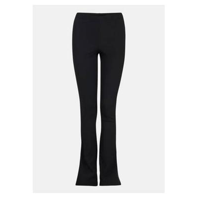 Shoeby rib flared legging zwart