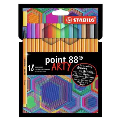 Stabilo point 88 arty fineliners, 18st.